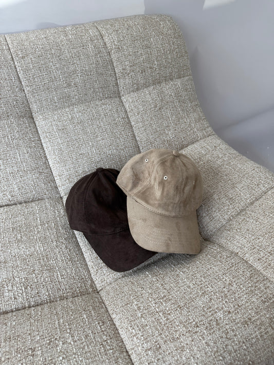 Pet bruin/beige suède