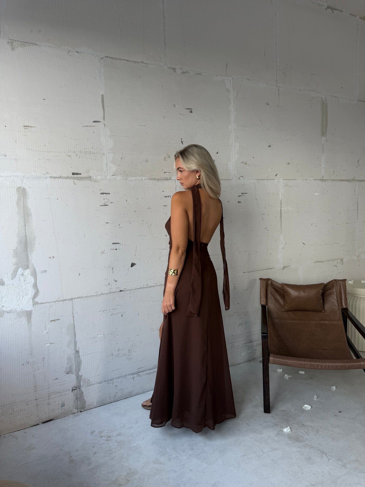 Jurk Noeloe dreamy brown