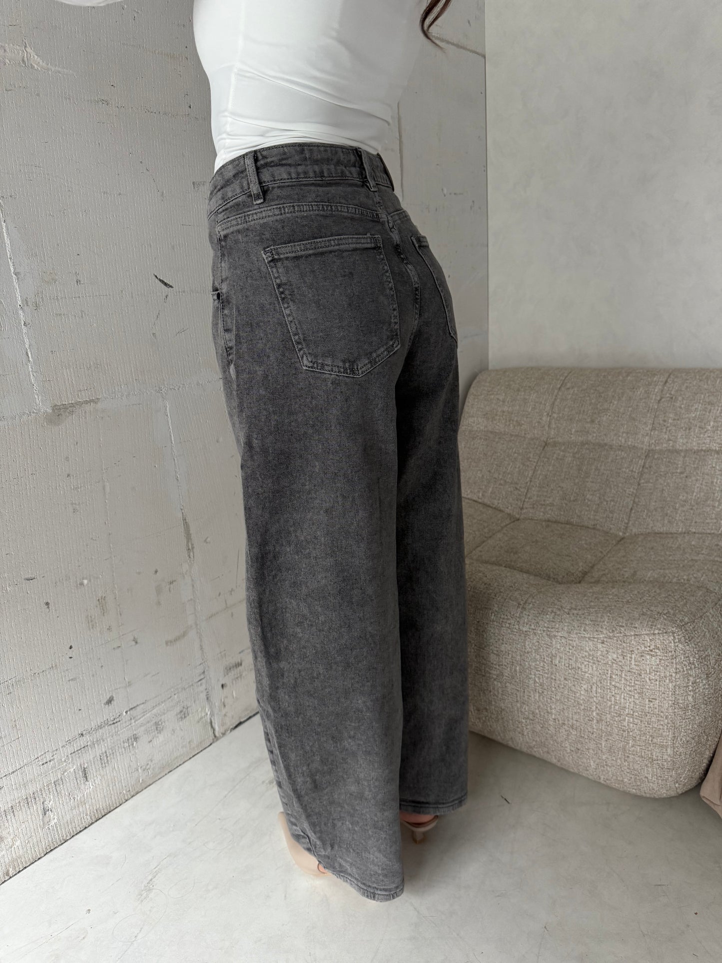 Ballon jeans grijs