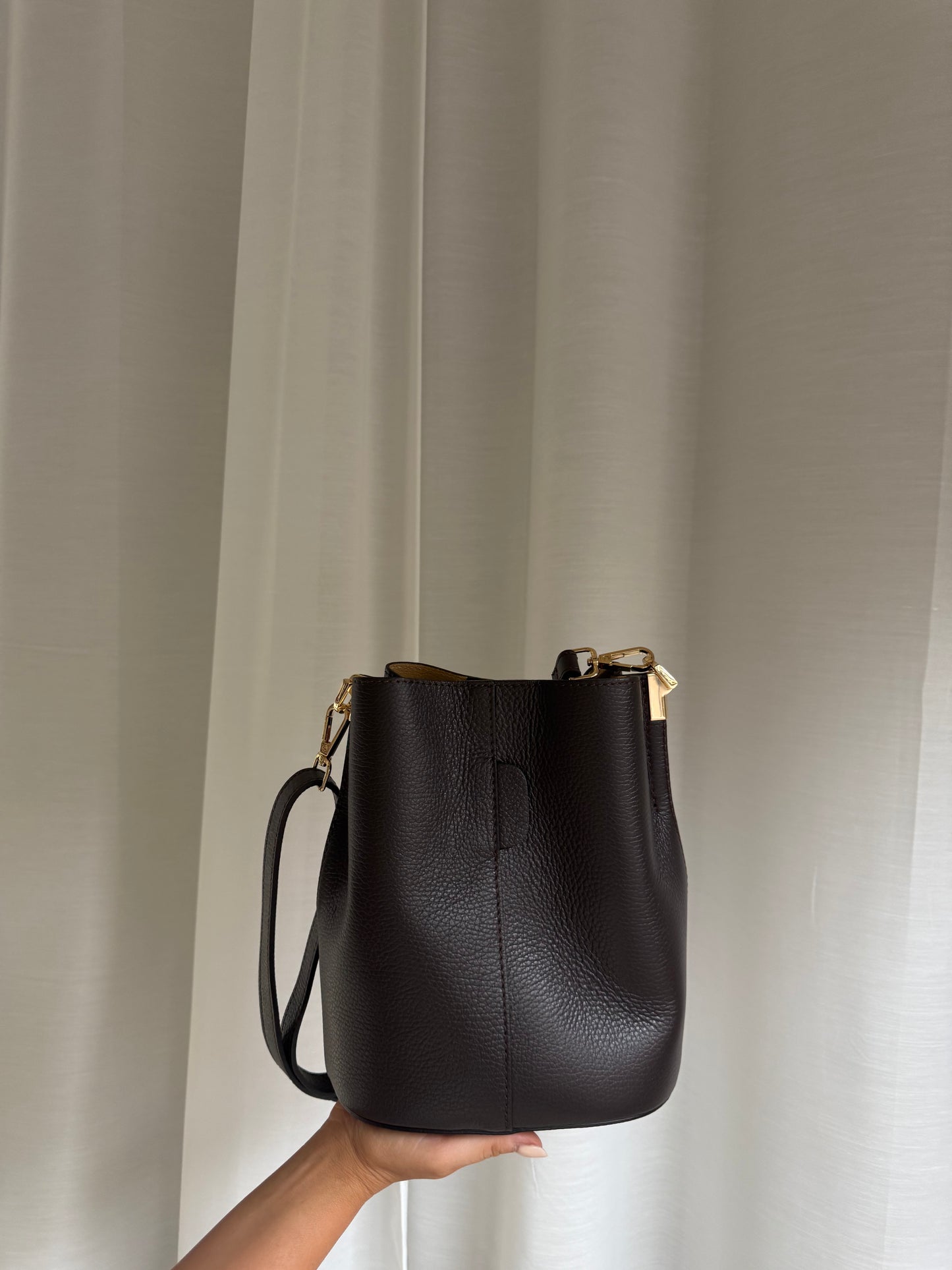 Tas ovaal bruin