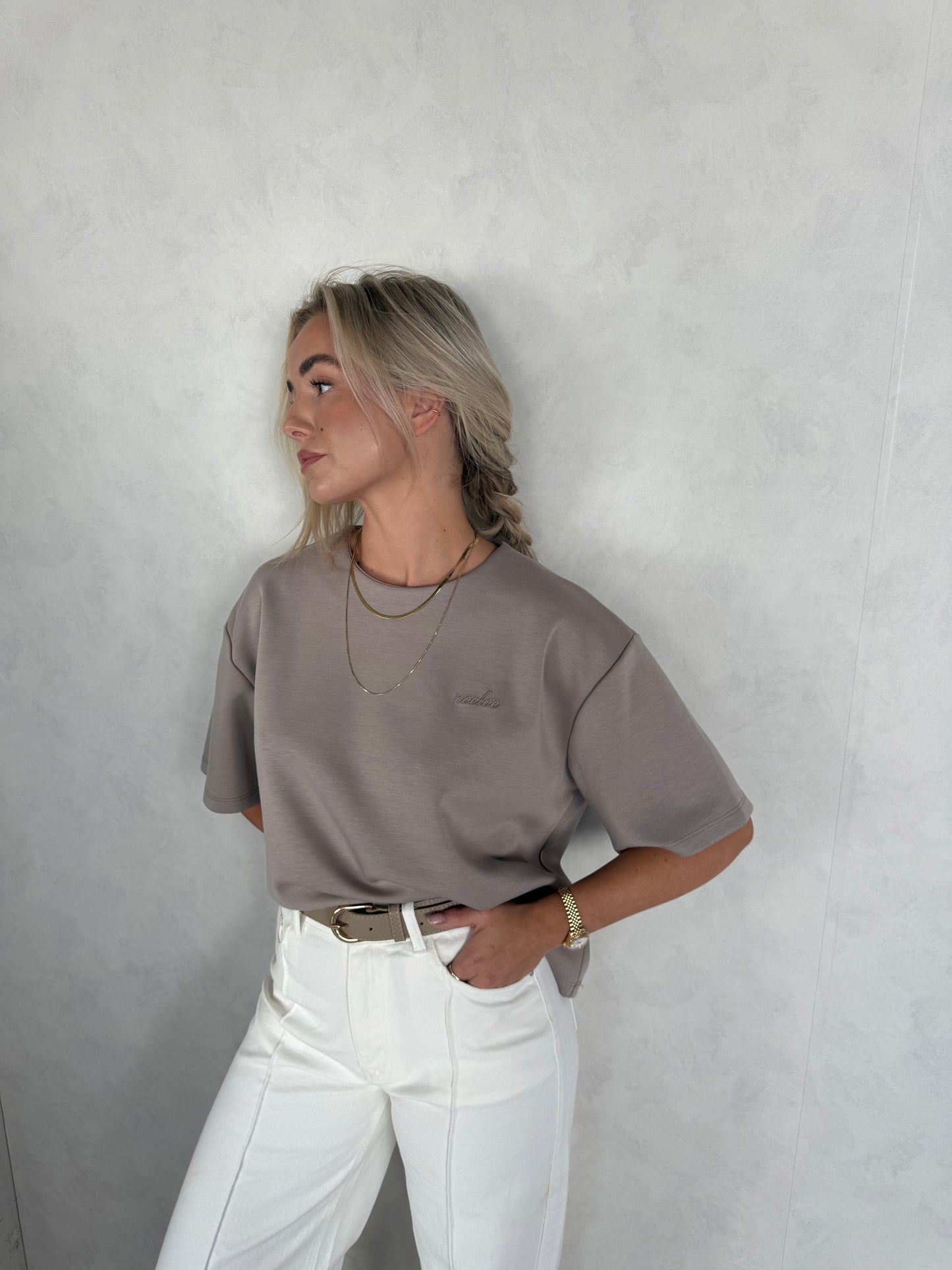 Riem taupe of creme