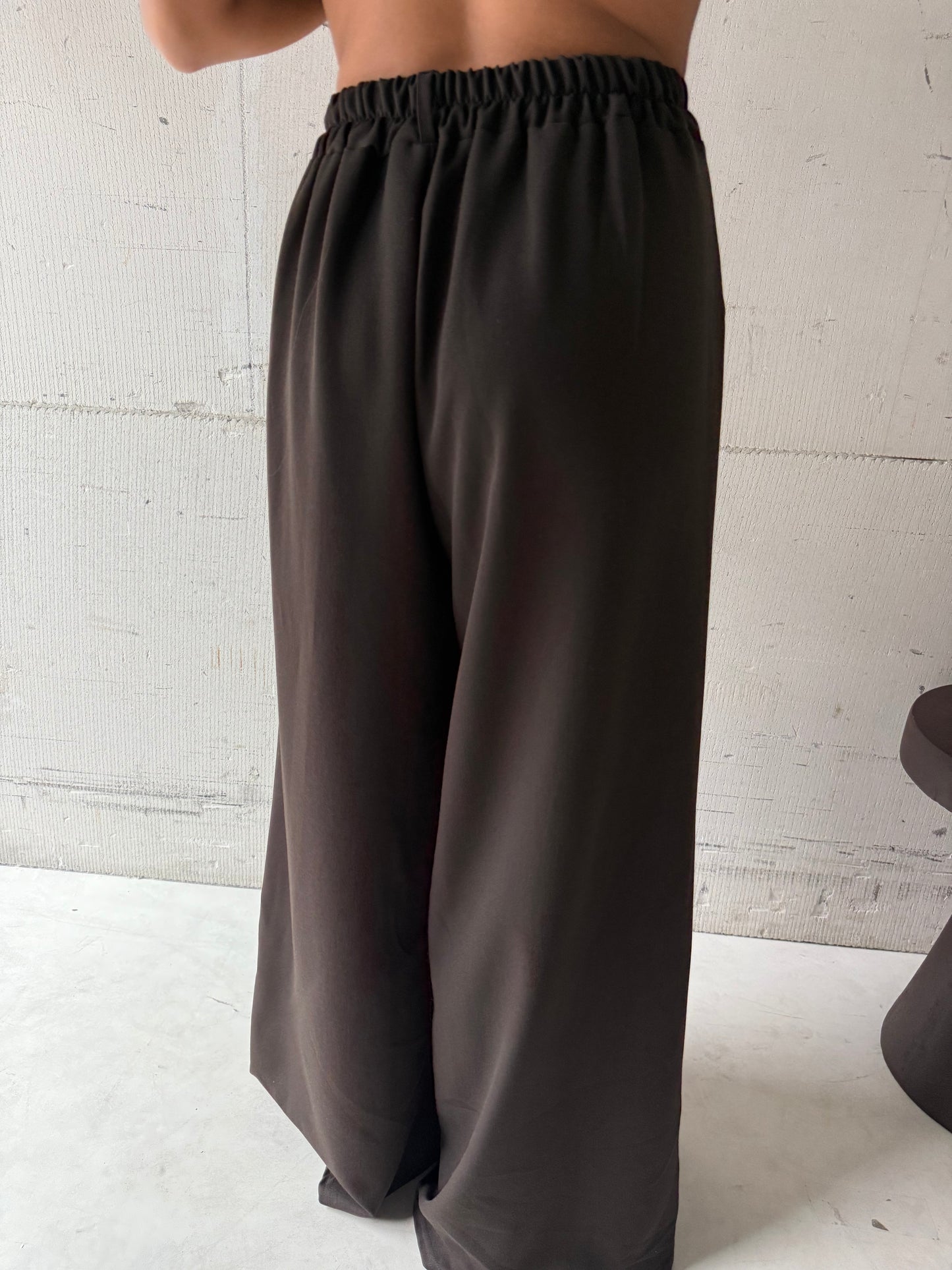 Pantalon donkerbruin
