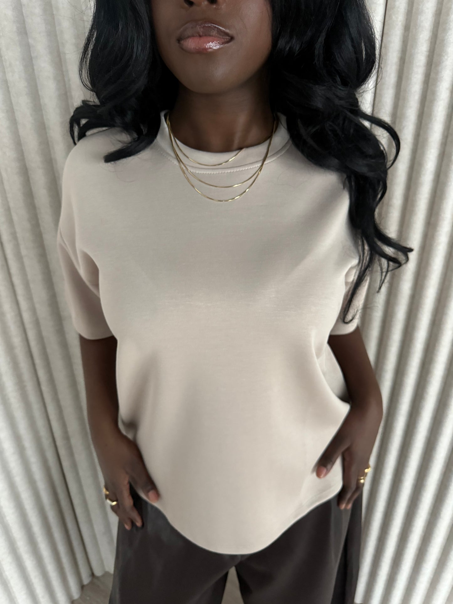 noeloe shirt oversized crème