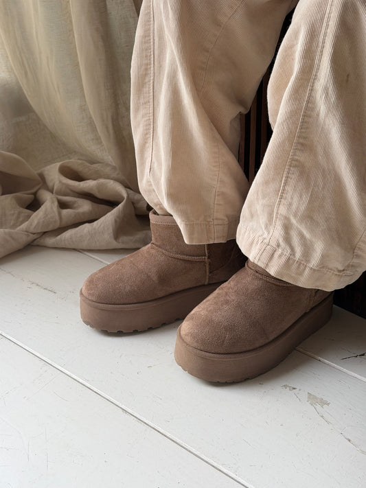 Boots taupe dikke zool - 24 t/m 30