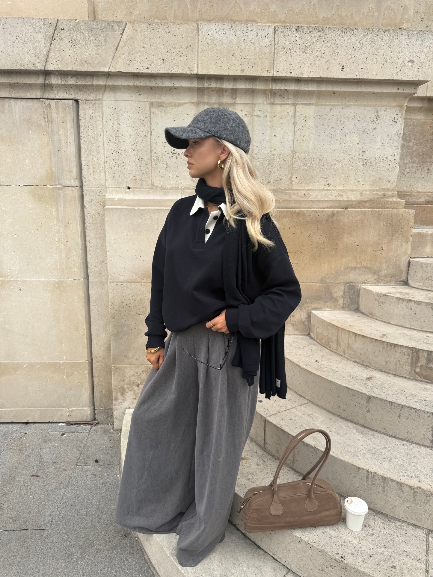 Polo trui donkerblauw