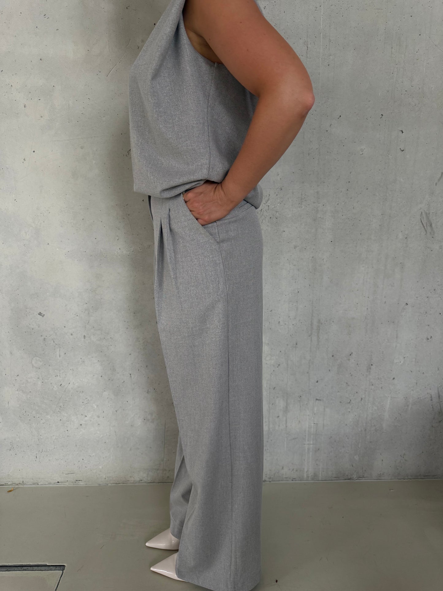 Pantalon licht grijs