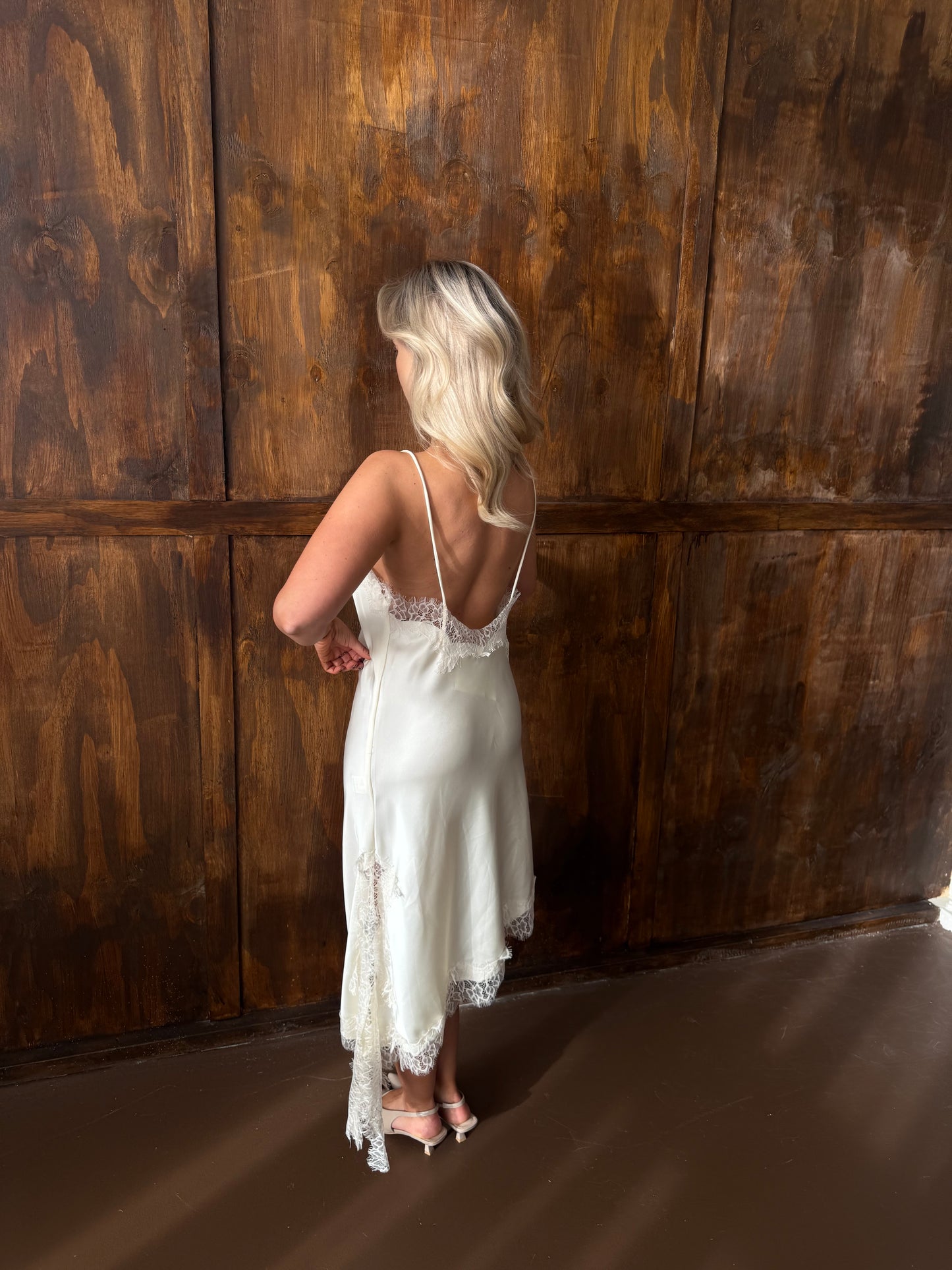 Jurk crème with detail