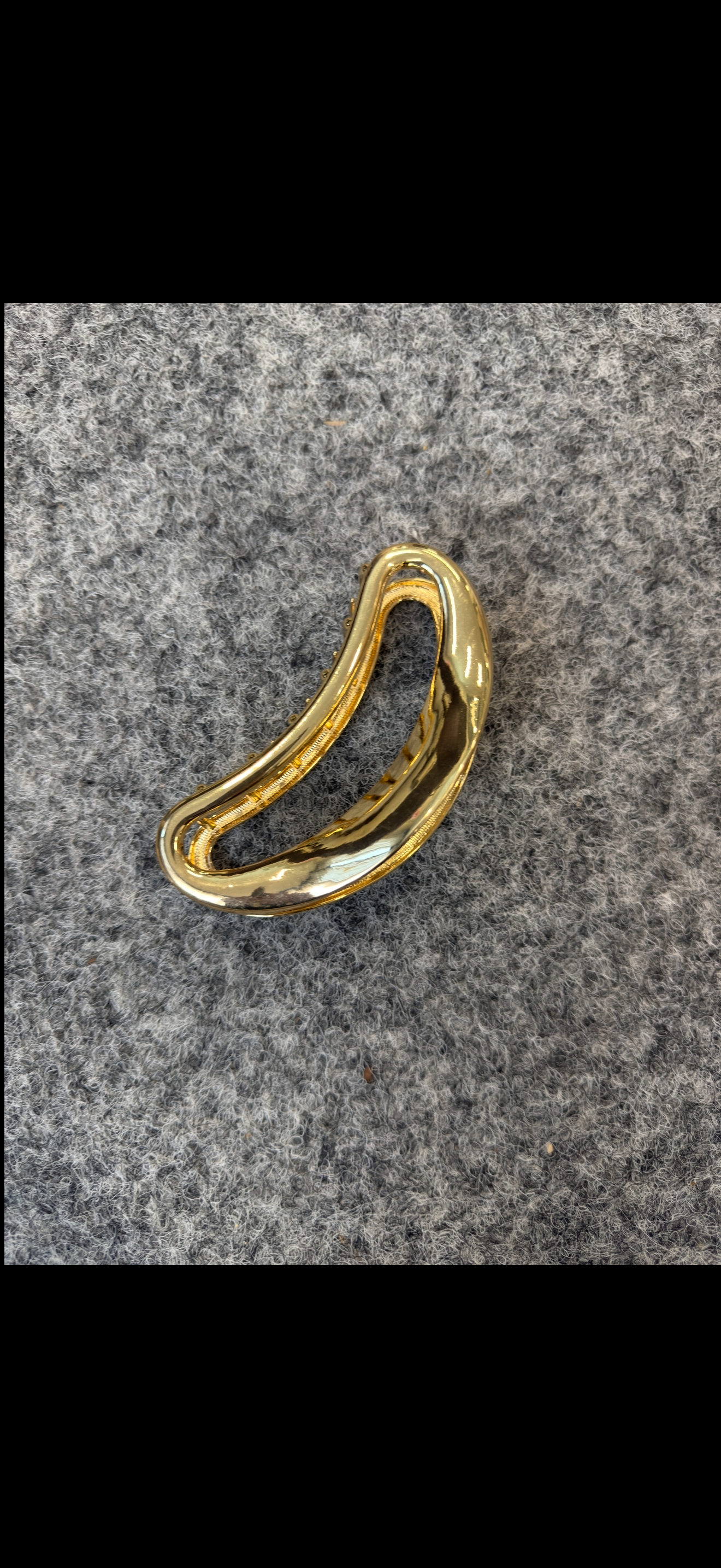 Haar klem goud