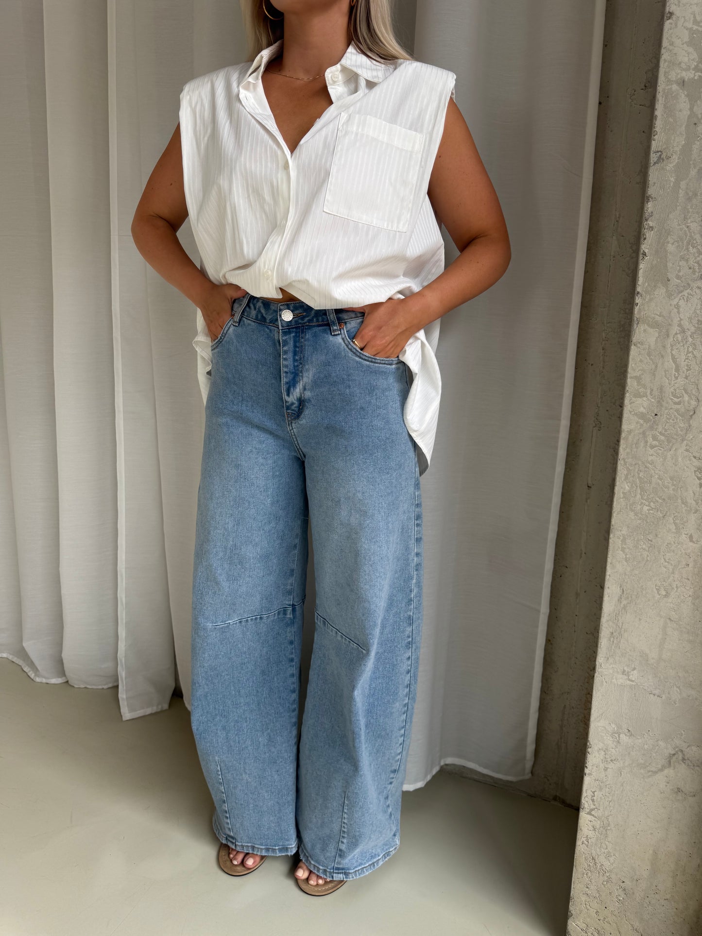 Jeans ballon blue