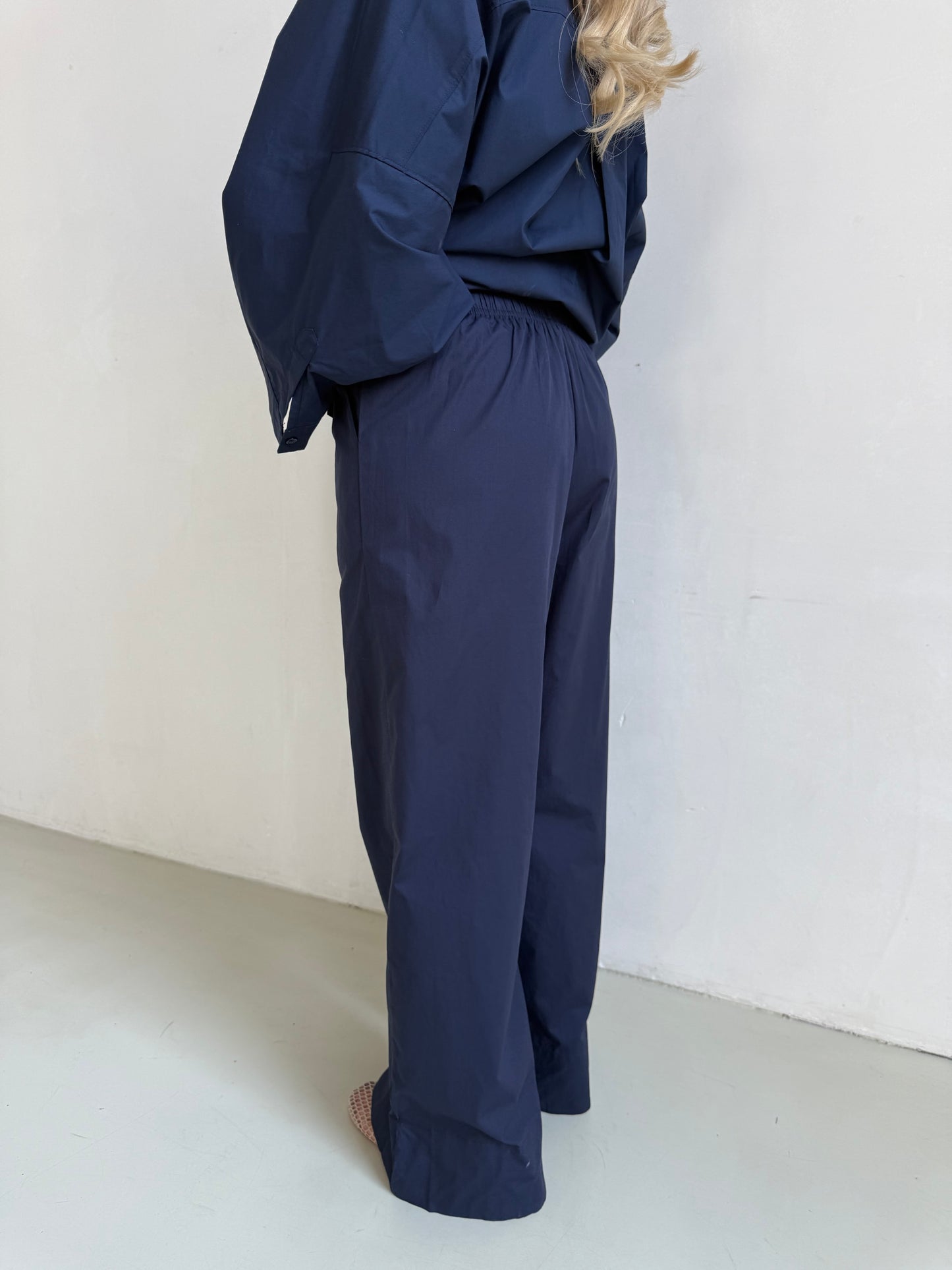 Lange broek marine blauw