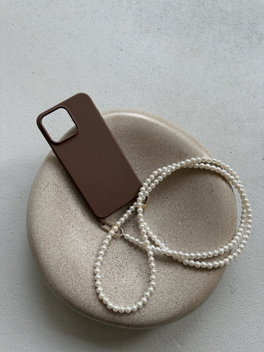 Brown case + long cord