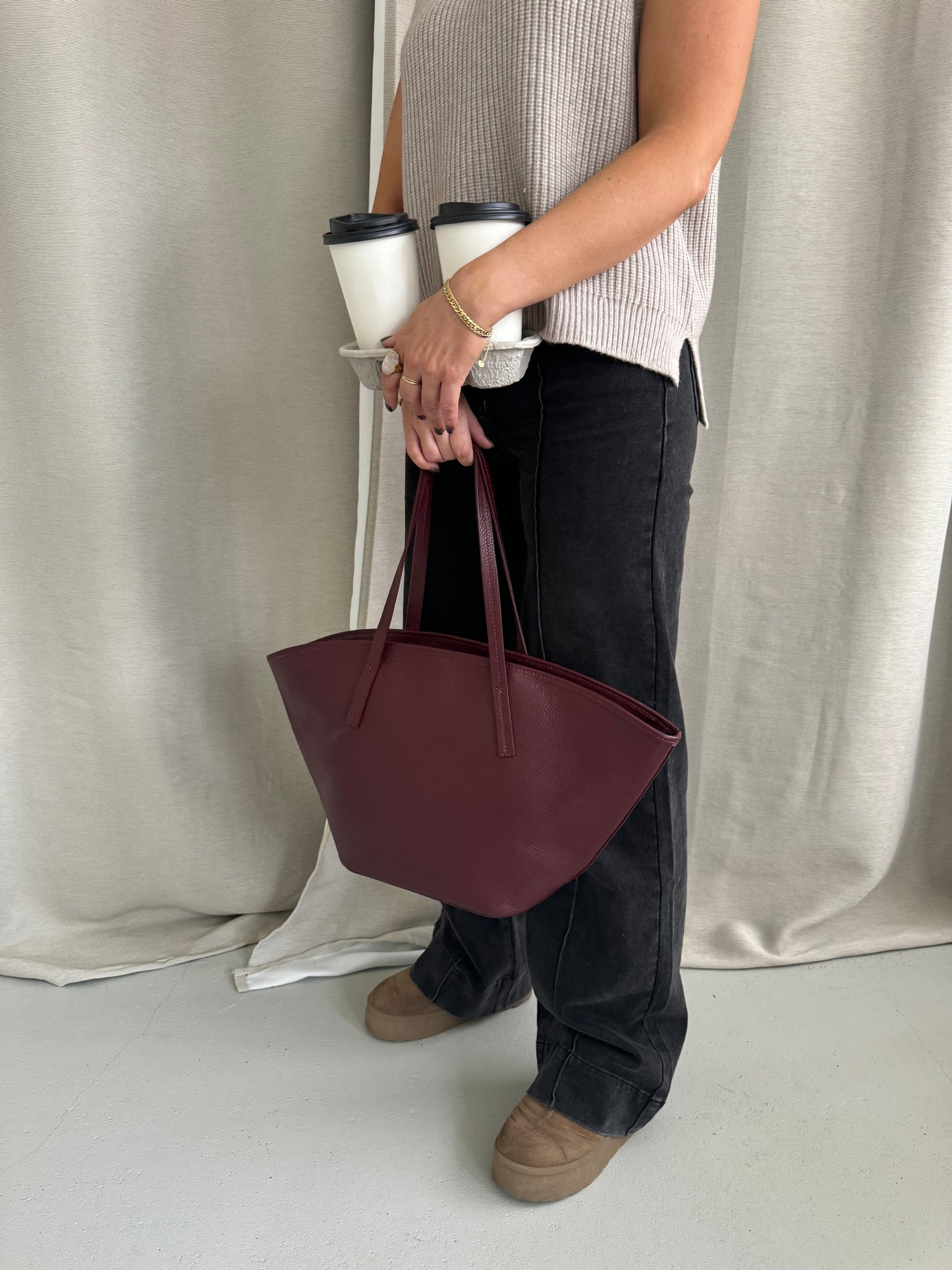 Bag Bordeaux red