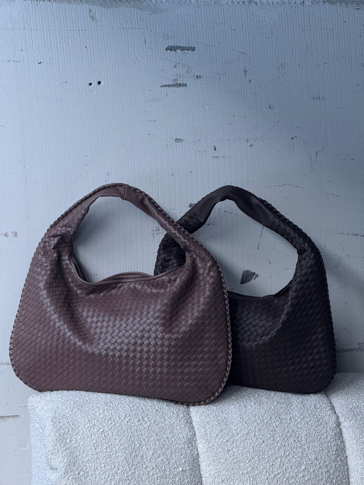 Tas luxe donker bruin
