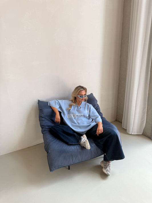 Top brooklyn blauw