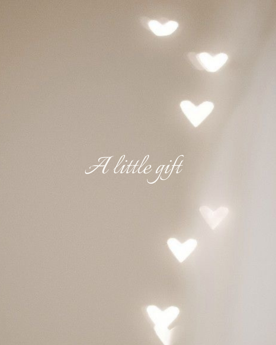 A little gift 🤍✨