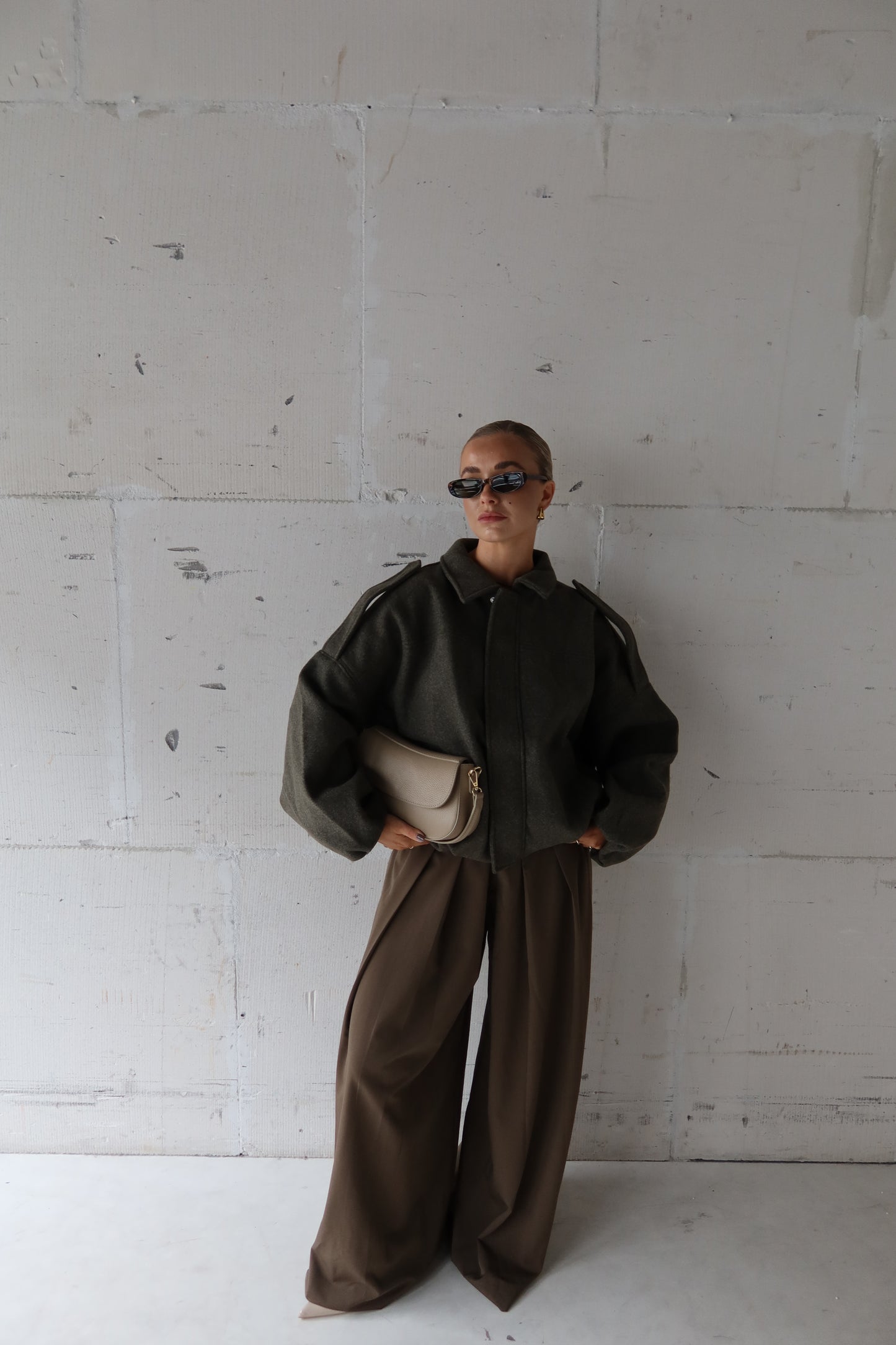 Bomber green/grey