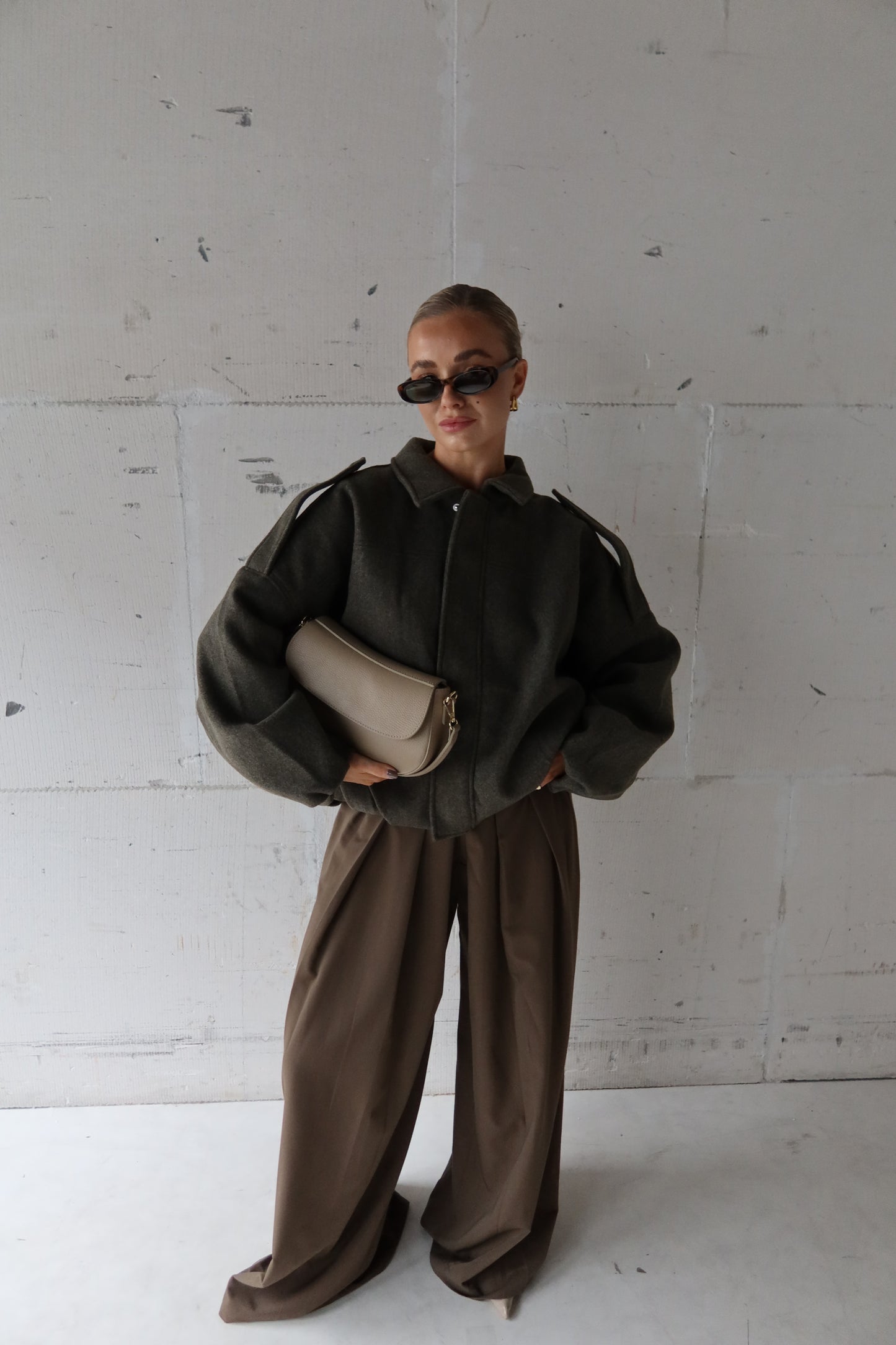 Bomber green/grey