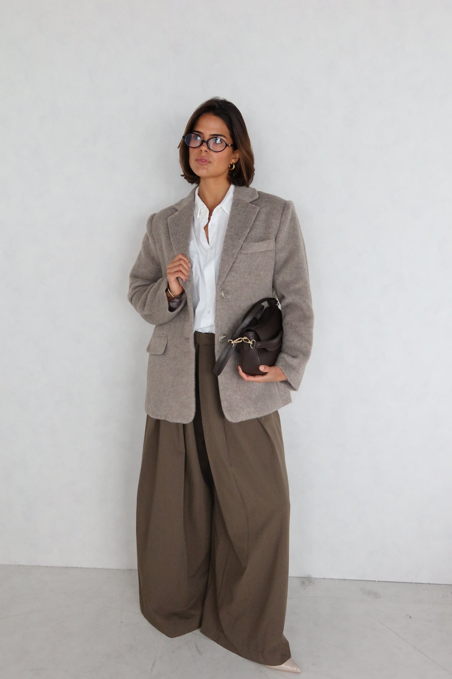 Blouse noeloe wit