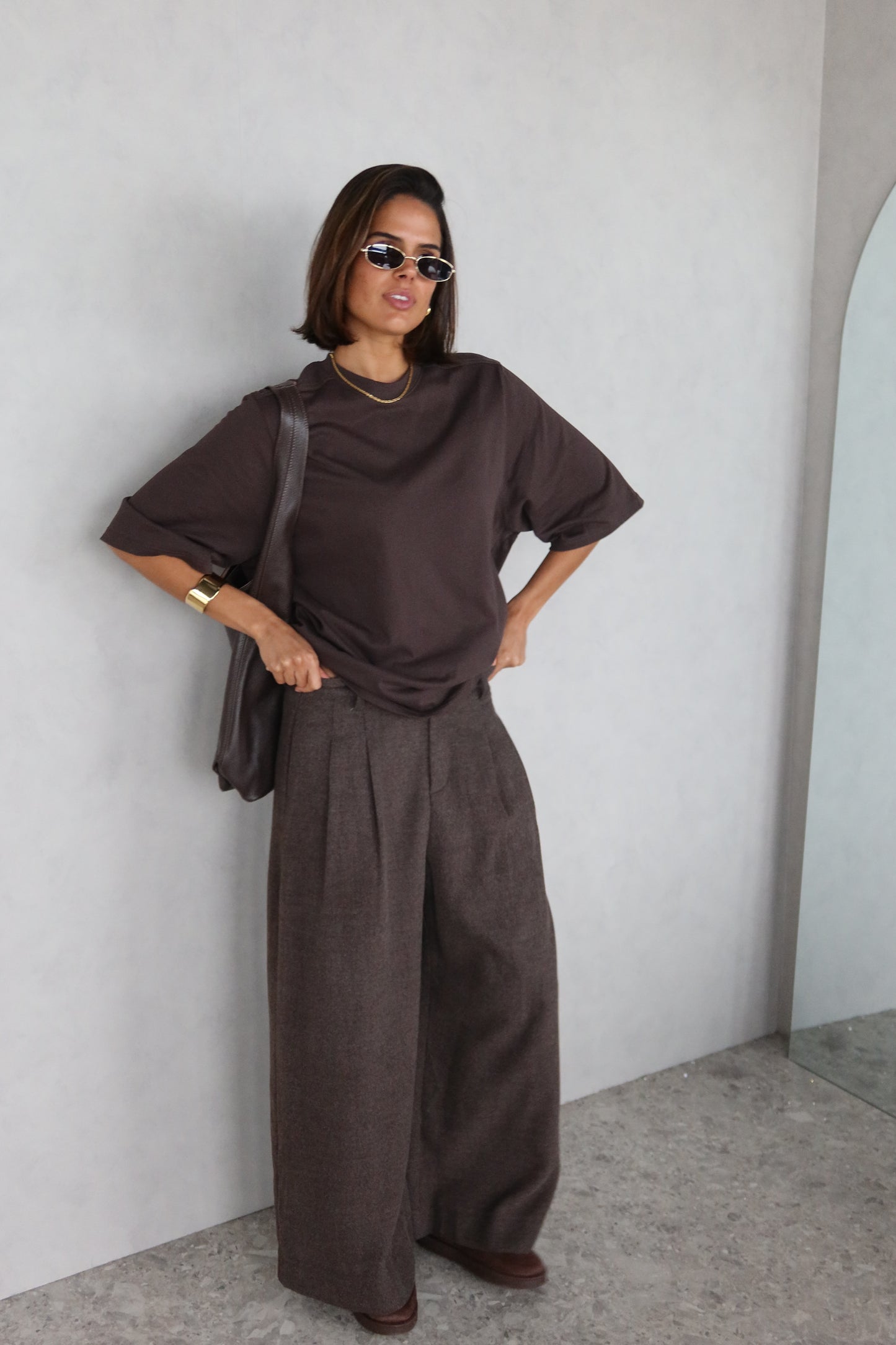 Instapper donkerbruin