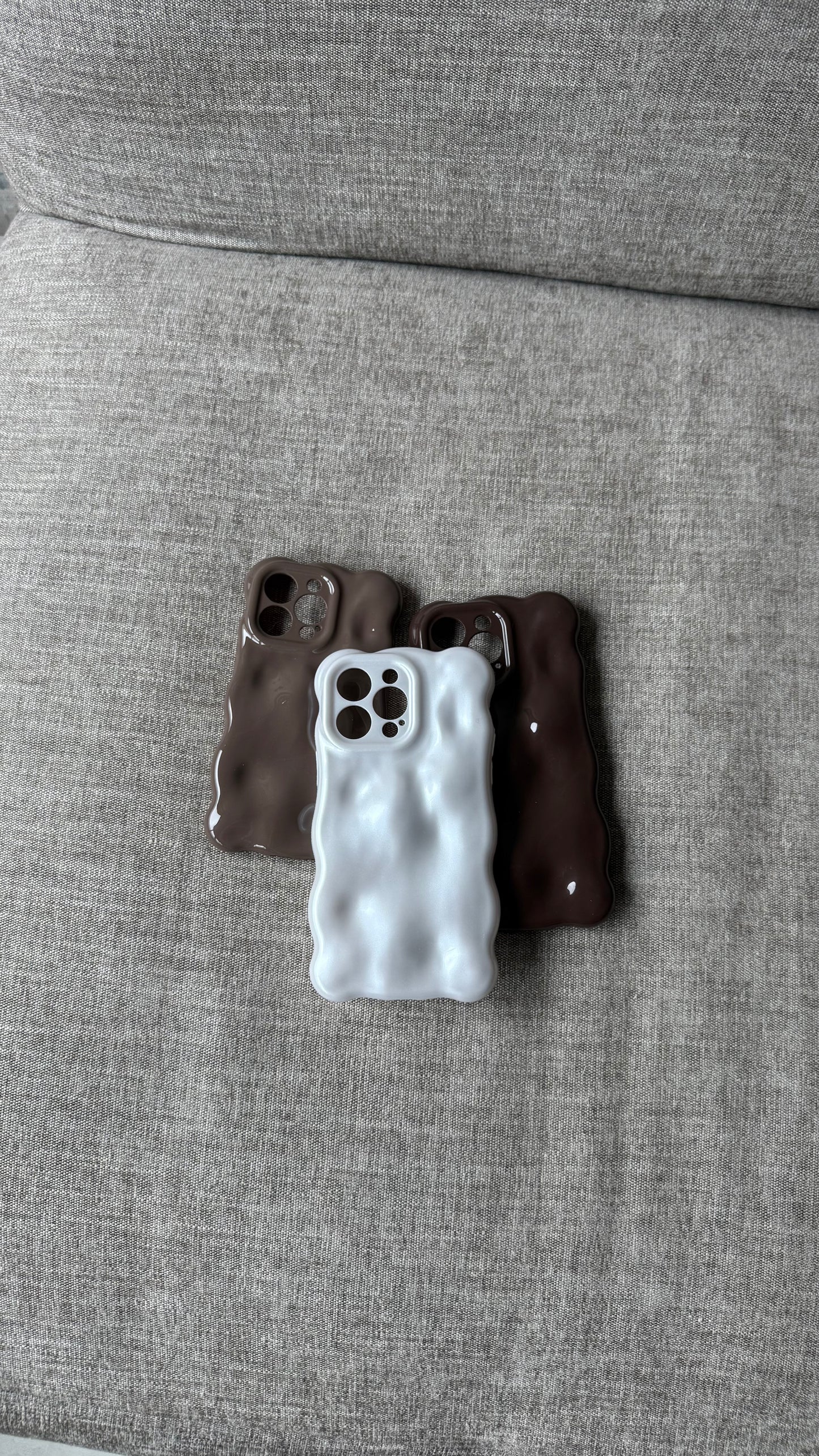 Hoesje bubbel parelmoer