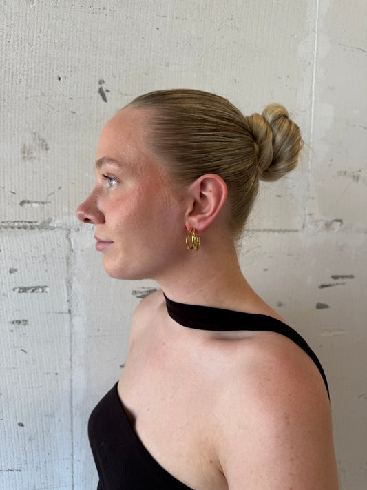 Oorbellen ring dubbel