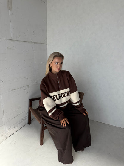 Trui bruin Melbourne