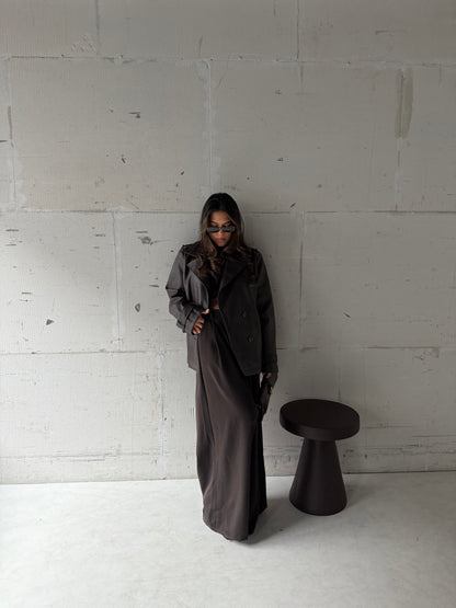 Pantalon donkerbruin