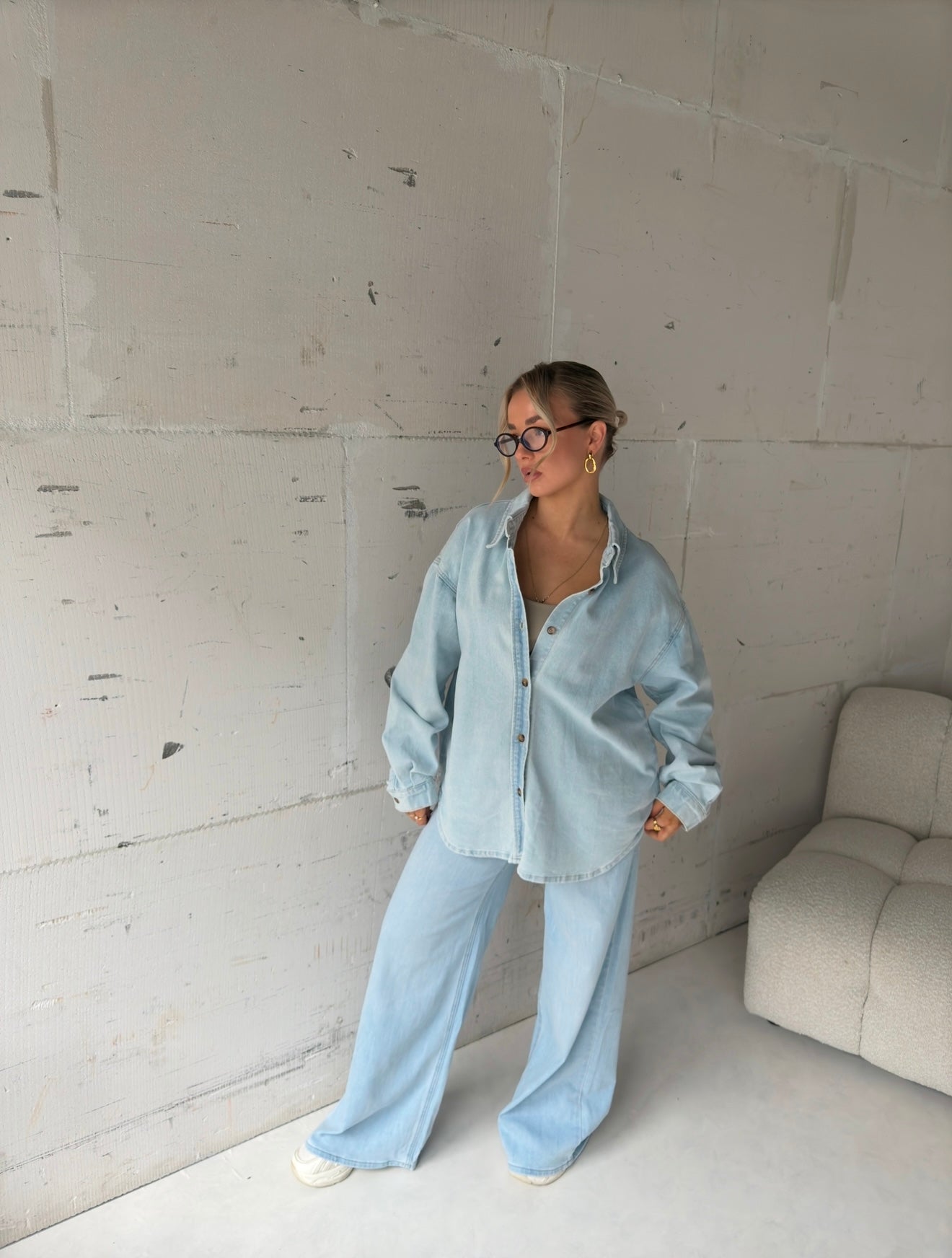 Spijkerblouse