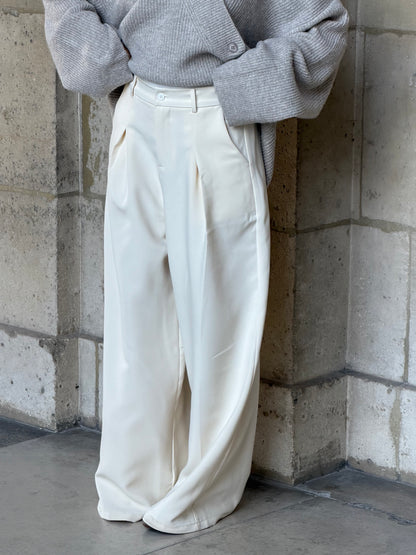 Pantalon creme