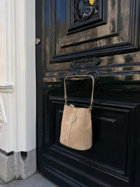 Tas rond beige