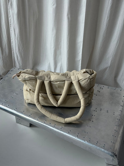 Tas puffy beige