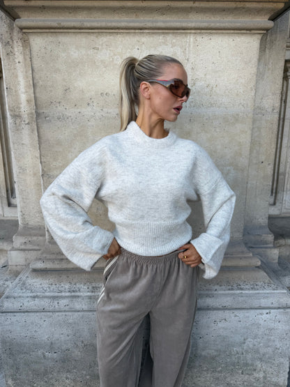 Trui gebreid beige