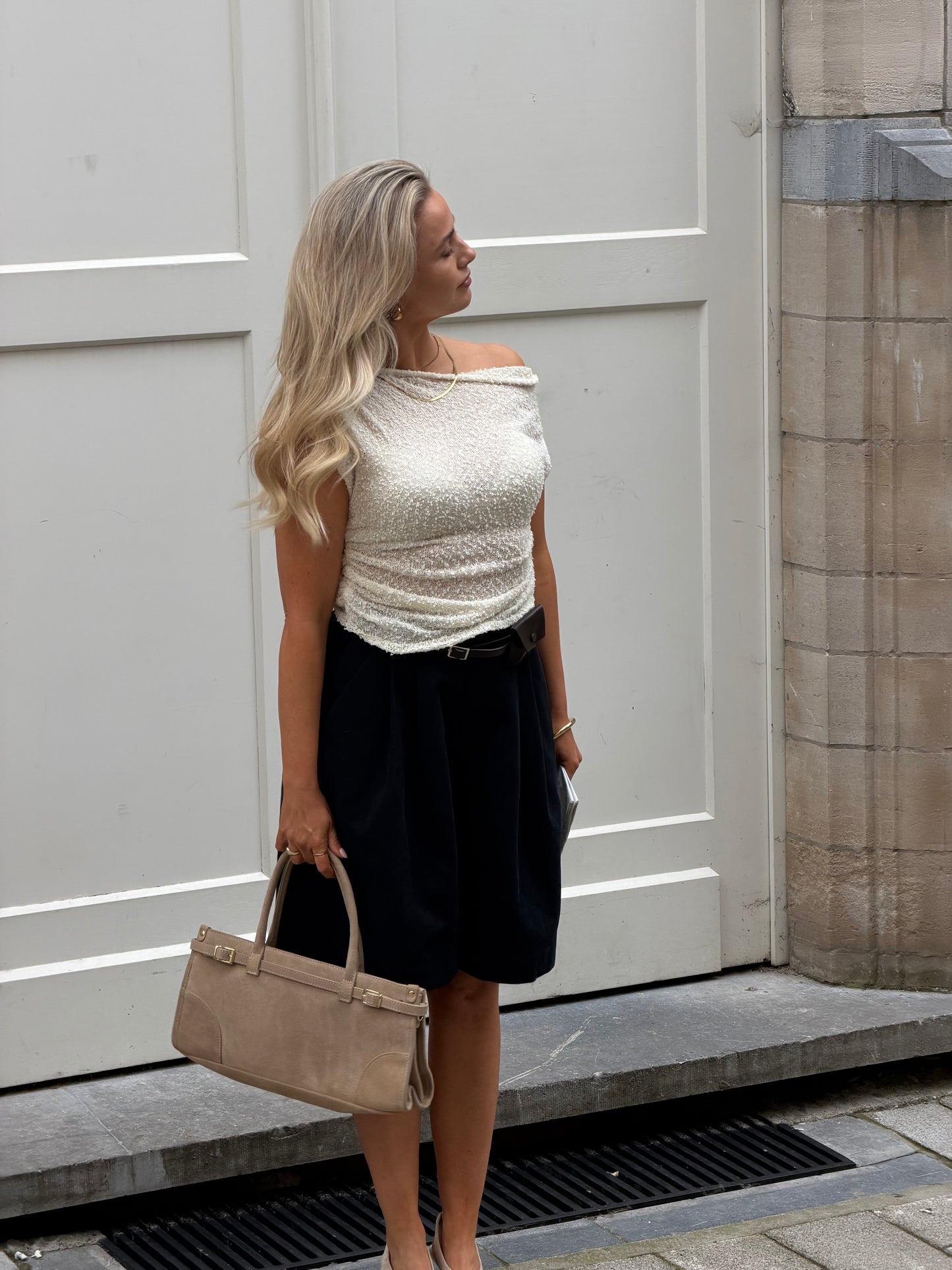 Beige top