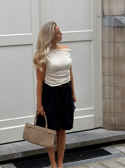 Beige top
