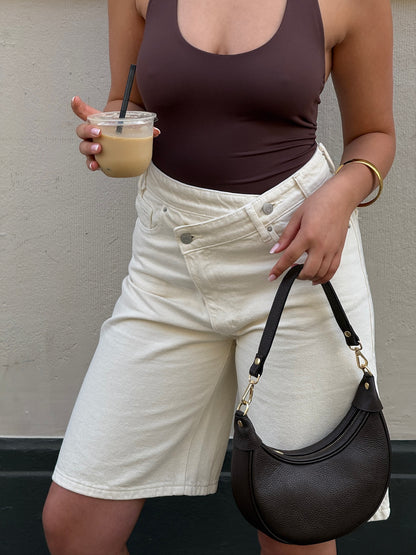 Spijker short creme