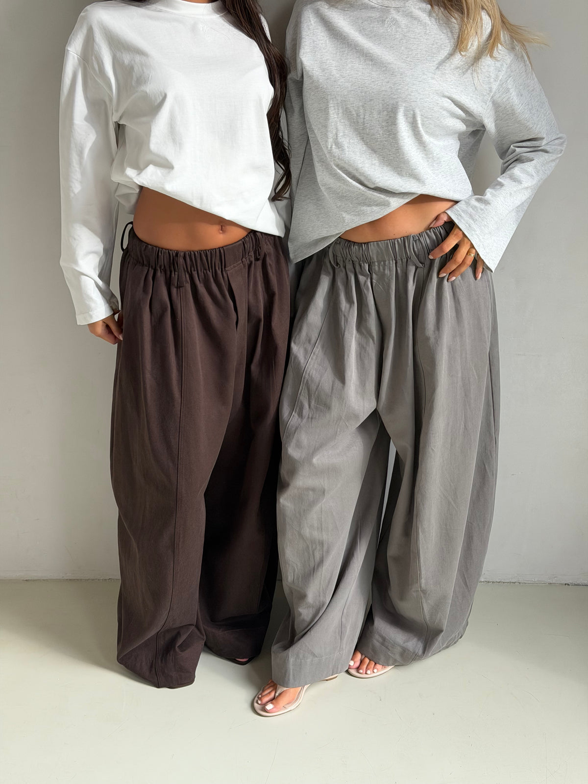 Ballon broek grey- pre order