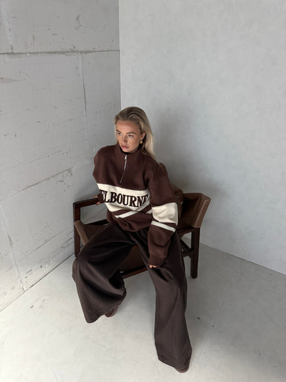 Trui bruin Melbourne