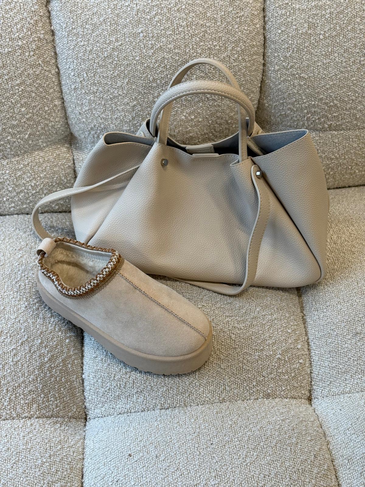 Boots beige met detail - 37 t/m 41