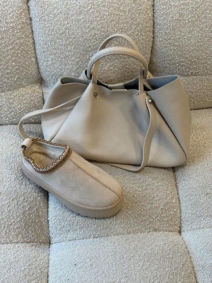 Boots beige met detail - 37 t/m 41