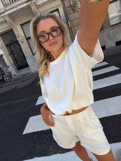 Witte jogging set