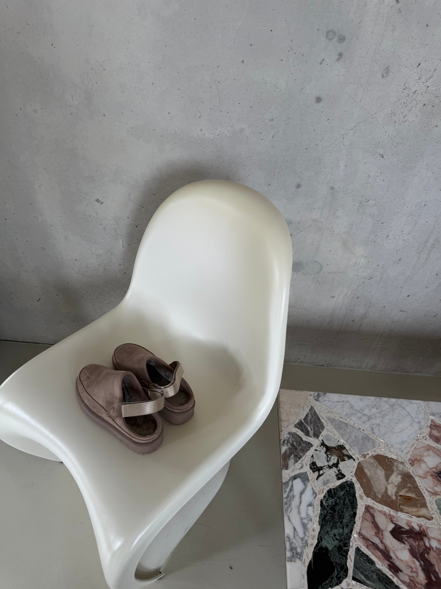 Instapper suède khaki