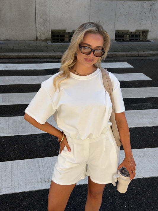 Witte jogging set