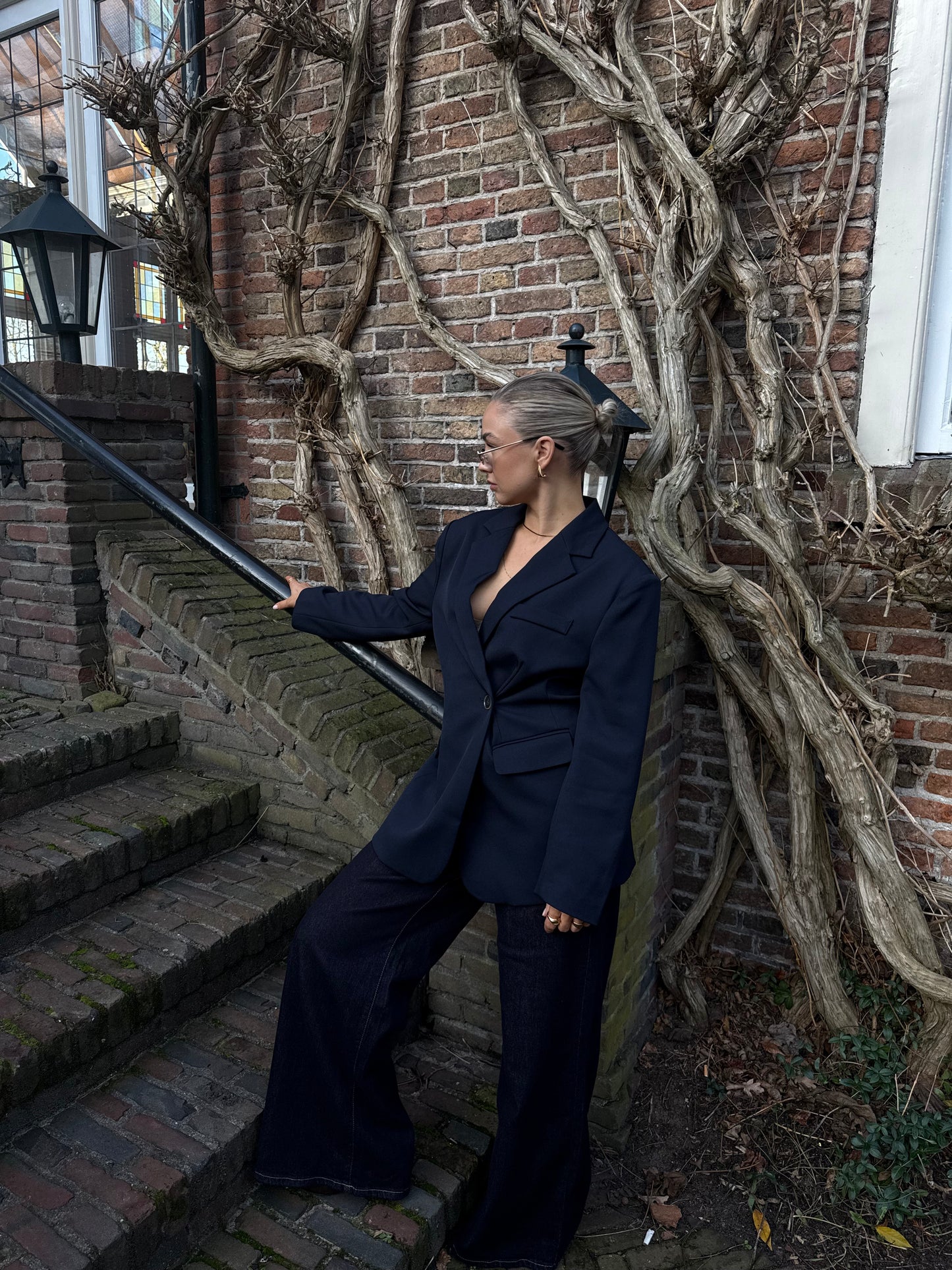 Colbert donker blauw