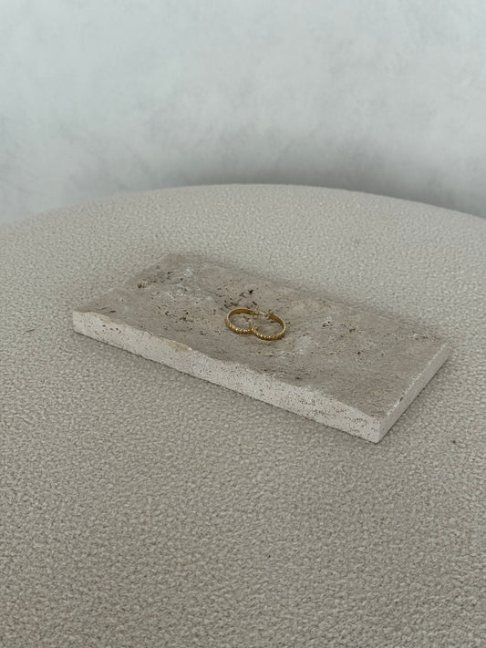 Oorbel ring middel
