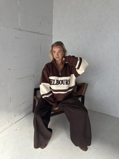 Trui bruin Melbourne