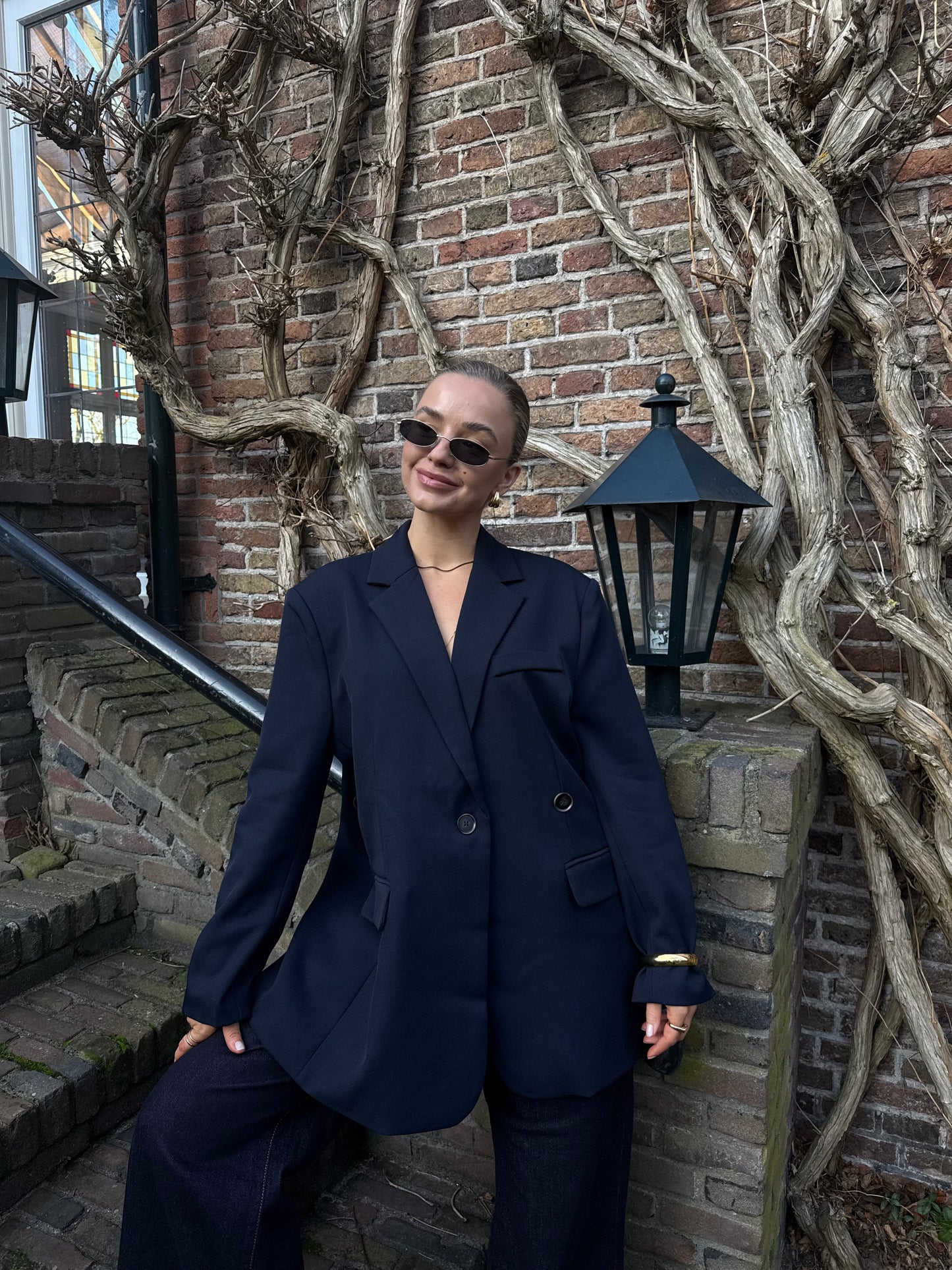 Colbert donker blauw