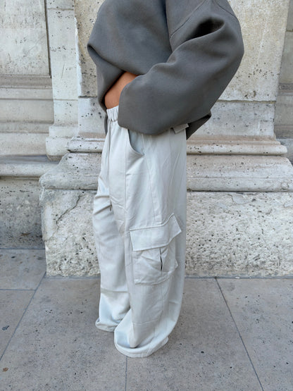 Cargo broek beige