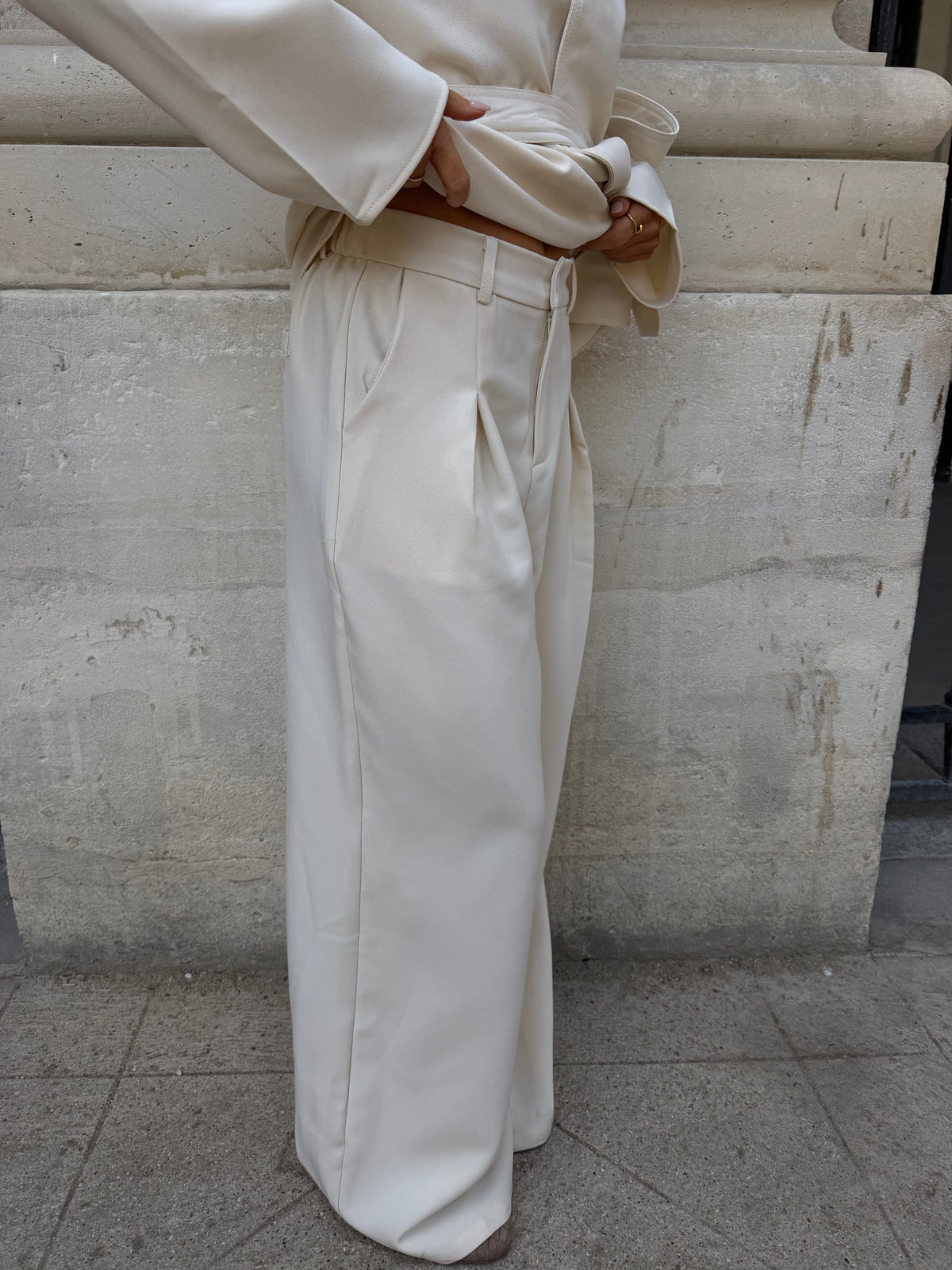 Pantalon creme