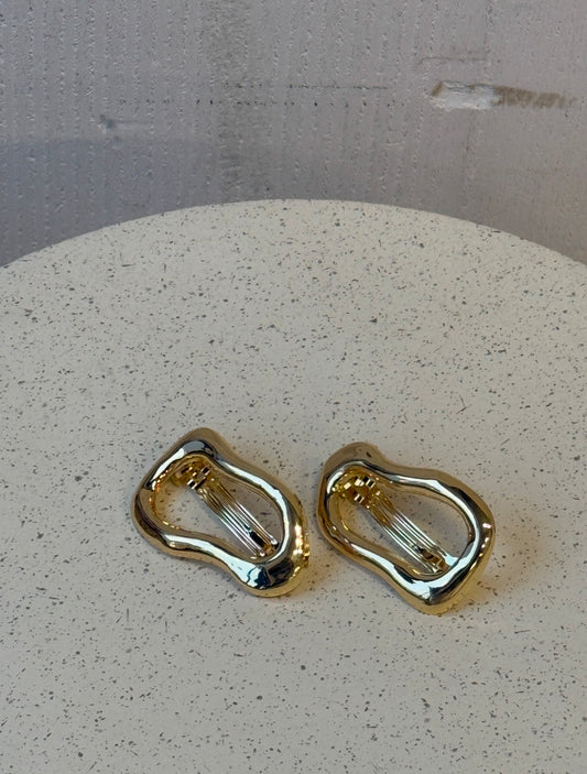 Hair clip gold