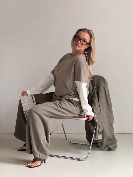 Longsleeve khaki